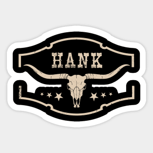 Honky-Tonk Hero: Chic Tee for Fans of Hank Williams' Music Sticker